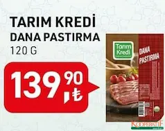 TARIM KREDİ DANA PASTIRMA 120 G